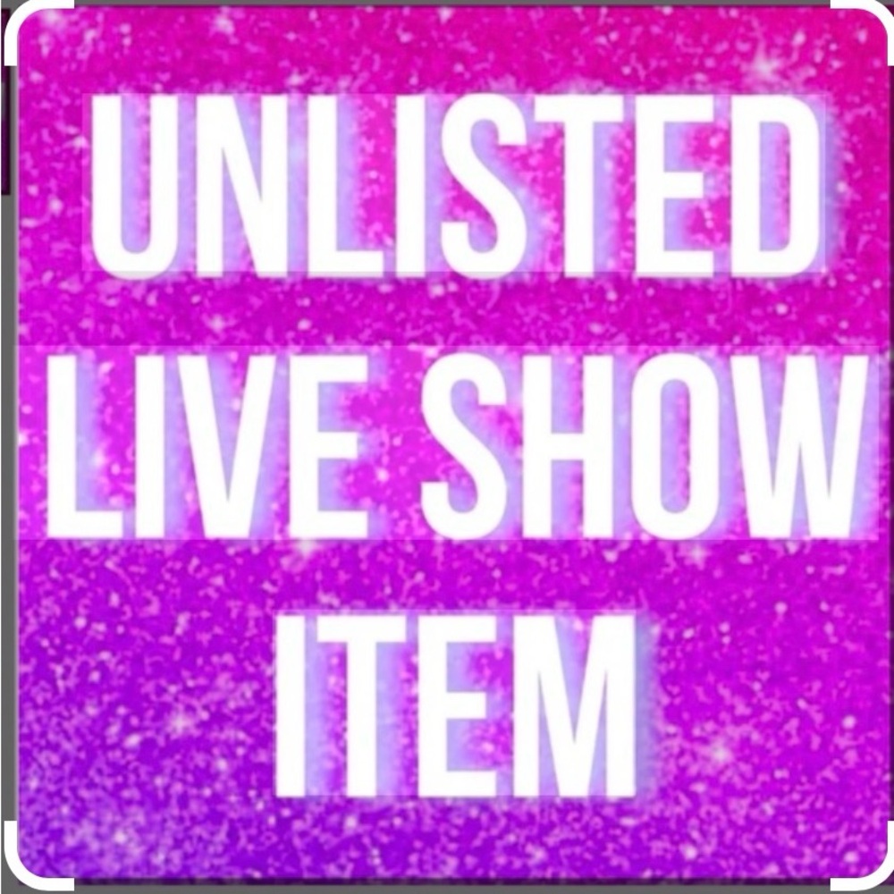 1/24/2026 Unlisted Items For Live Show